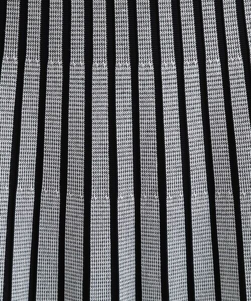 INDIVI / インディヴィ スカート | 【洗える/SETUP可能】ジャカードニットプリーツスカート | 詳細5