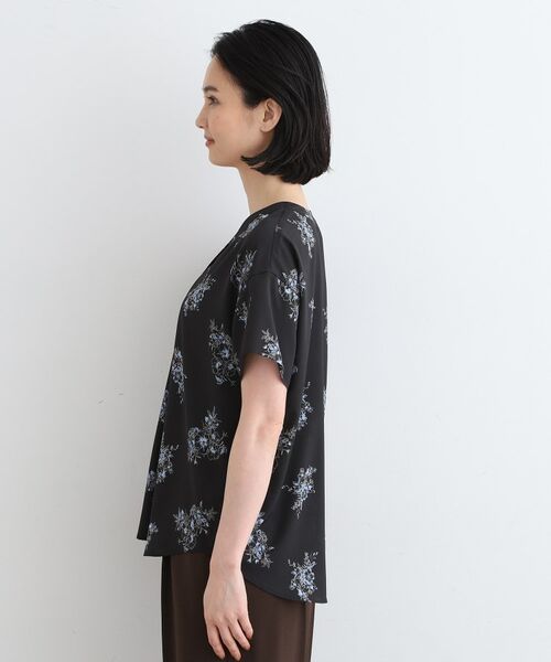 INDIVI / インディヴィ シャツ・ブラウス | 【洗える/フラワー柄】スキッパーブラウス | 詳細11