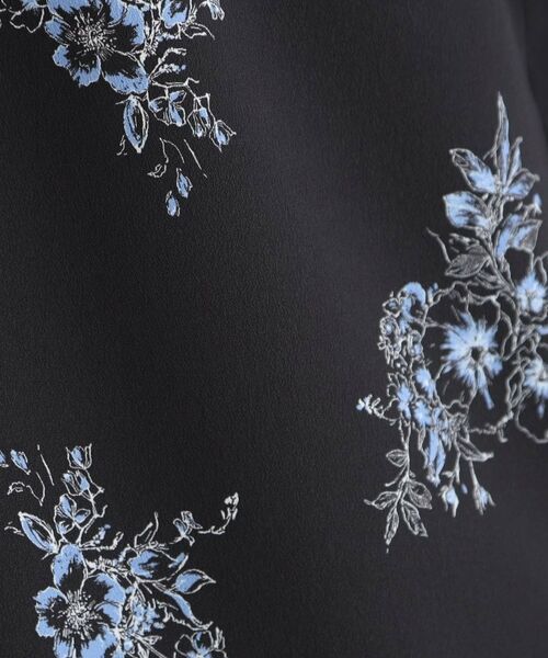 INDIVI / インディヴィ シャツ・ブラウス | 【洗える/フラワー柄】スキッパーブラウス | 詳細5