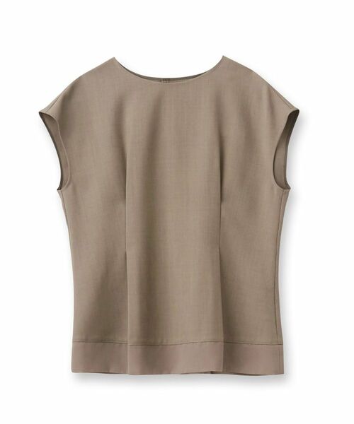 INDIVI / インディヴィ シャツ・ブラウス | 【洗える/SETUP可能/ストレッチ素材】裾シアーTブラウス | 詳細1