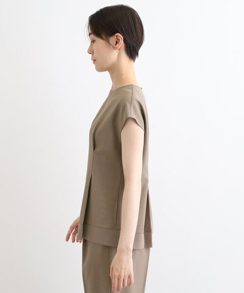 INDIVI / インディヴィ シャツ・ブラウス | 【洗える/SETUP可能/ストレッチ素材】裾シアーTブラウス | 詳細11