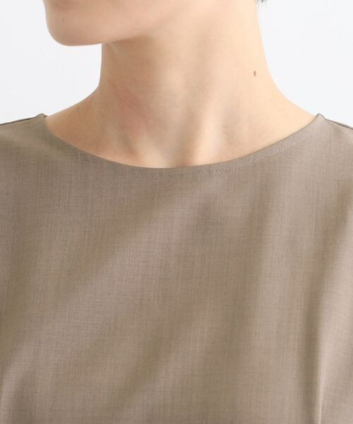 INDIVI / インディヴィ シャツ・ブラウス | 【洗える/SETUP可能/ストレッチ素材】裾シアーTブラウス | 詳細13