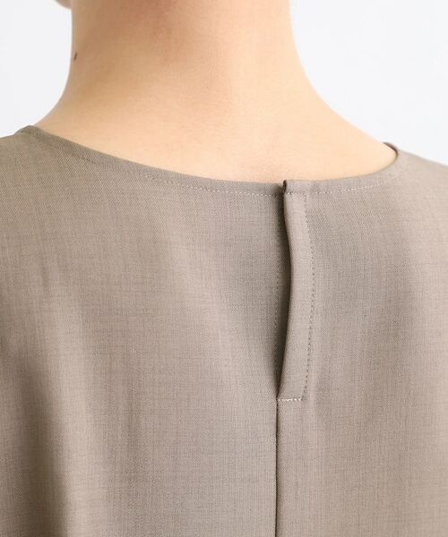 INDIVI / インディヴィ シャツ・ブラウス | 【洗える/SETUP可能/ストレッチ素材】裾シアーTブラウス | 詳細14