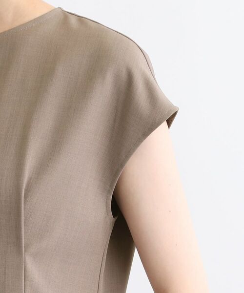 INDIVI / インディヴィ シャツ・ブラウス | 【洗える/SETUP可能/ストレッチ素材】裾シアーTブラウス | 詳細15