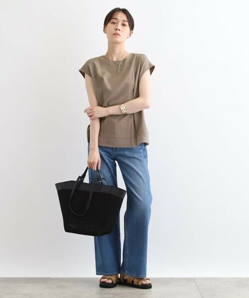 INDIVI / インディヴィ シャツ・ブラウス | 【洗える/SETUP可能/ストレッチ素材】裾シアーTブラウス | 詳細8