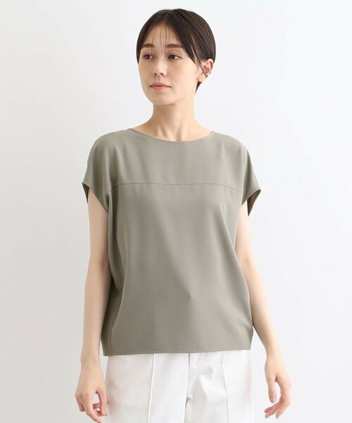 INDIVI / インディヴィ シャツ・ブラウス | 【洗える/SETUP可能】きれいめカットソートップス | 詳細10