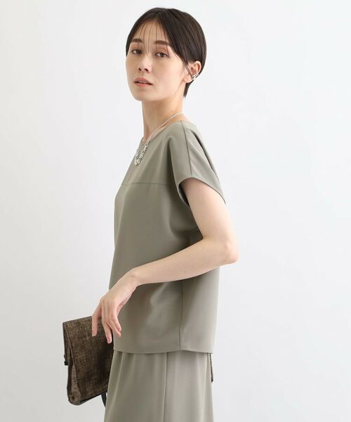 INDIVI / インディヴィ シャツ・ブラウス | 【洗える/SETUP可能】きれいめカットソートップス | 詳細6