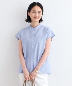 INDIVI / インディヴィ シャツ・ブラウス | 【洗える／シアー】フレンチスリーブブラウス