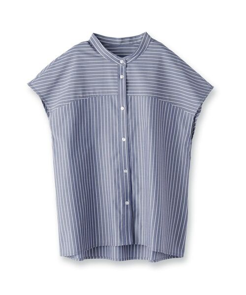 INDIVI / インディヴィ シャツ・ブラウス | 【洗える/シアー】フレンチスリーブブラウス | 詳細1