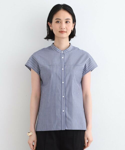 INDIVI / インディヴィ シャツ・ブラウス | 【洗える/シアー】フレンチスリーブブラウス | 詳細10