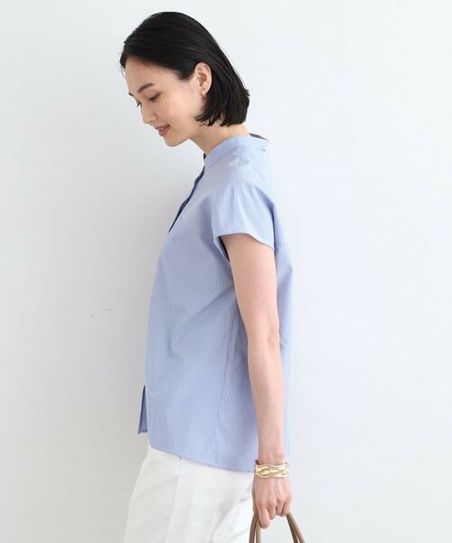 INDIVI / インディヴィ シャツ・ブラウス | 【洗える/シアー】フレンチスリーブブラウス | 詳細2