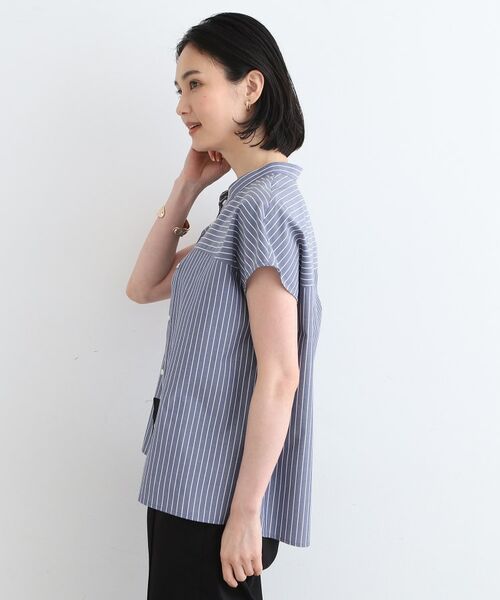 INDIVI / インディヴィ シャツ・ブラウス | 【洗える/シアー】フレンチスリーブブラウス | 詳細6