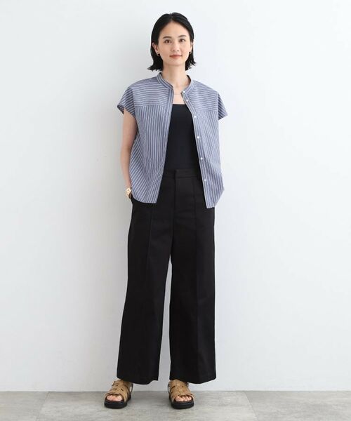 INDIVI / インディヴィ シャツ・ブラウス | 【洗える/シアー】フレンチスリーブブラウス | 詳細8