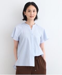 INDIVI / インディヴィ シャツ・ブラウス | 【洗える／羽織り】フレアスリーブブラウス