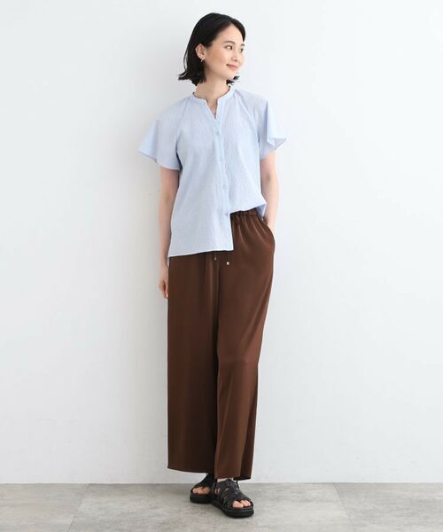 INDIVI / インディヴィ シャツ・ブラウス | 【洗える/羽織り】フレアスリーブブラウス | 詳細12