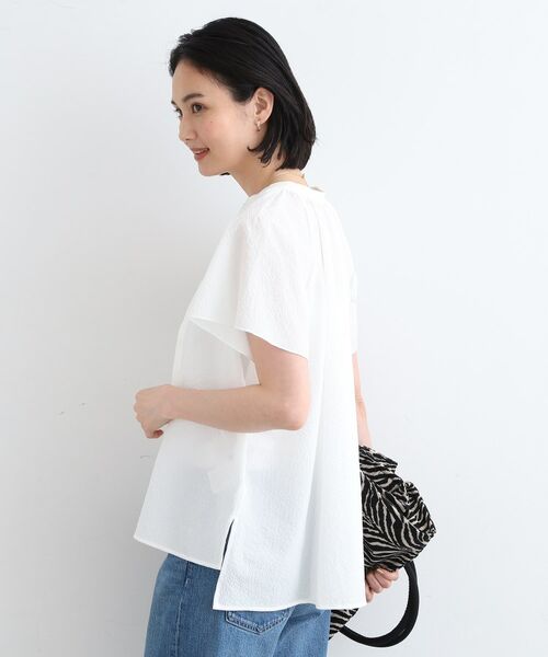 INDIVI / インディヴィ シャツ・ブラウス | 【洗える/羽織り】フレアスリーブブラウス | 詳細2