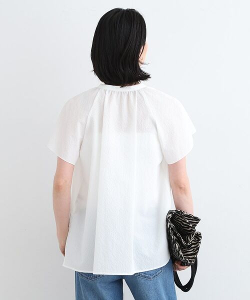 INDIVI / インディヴィ シャツ・ブラウス | 【洗える/羽織り】フレアスリーブブラウス | 詳細3