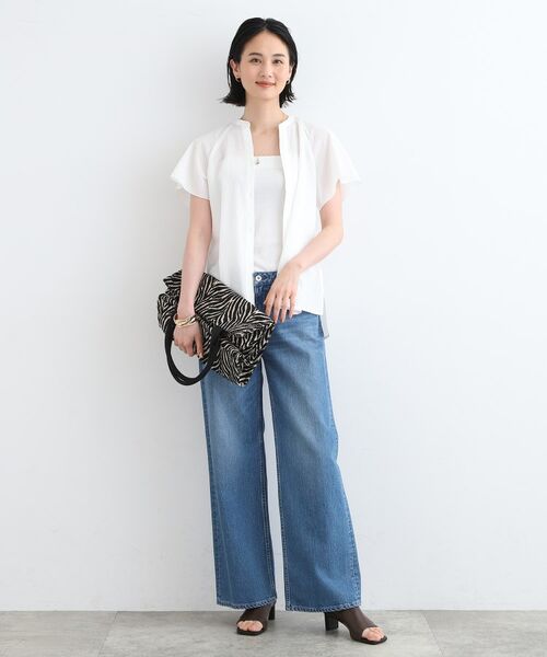 INDIVI / インディヴィ シャツ・ブラウス | 【洗える/羽織り】フレアスリーブブラウス | 詳細4