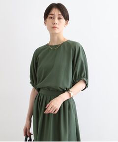 INDIVI / インディヴィ シャツ・ブラウス | 【洗える／SETUP可能／ワッシャー素材】ドルマンスリーブブラウス