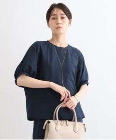 INDIVI / インディヴィ シャツ・ブラウス | 【洗える／SETUP可能／ワッシャー素材】ドルマンスリーブブラウス