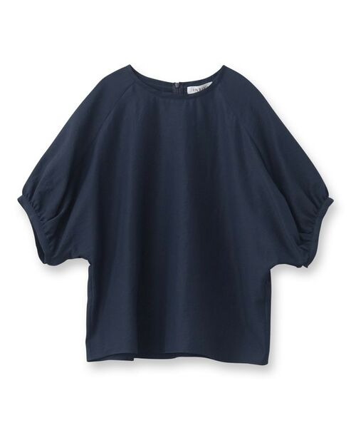 INDIVI / インディヴィ シャツ・ブラウス | 【洗える/SETUP可能/ワッシャー素材】ドルマンスリーブブラウス | 詳細1