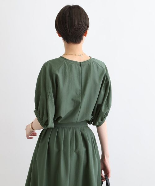 INDIVI / インディヴィ シャツ・ブラウス | 【洗える/SETUP可能/ワッシャー素材】ドルマンスリーブブラウス | 詳細11