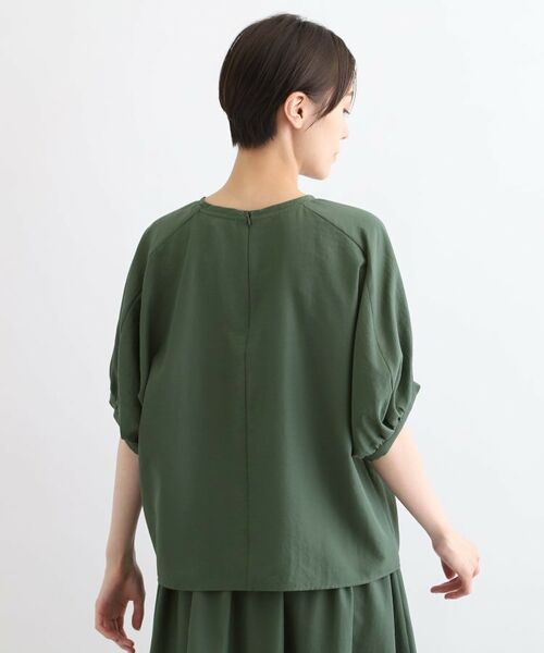INDIVI / インディヴィ シャツ・ブラウス | 【洗える/SETUP可能/ワッシャー素材】ドルマンスリーブブラウス | 詳細16