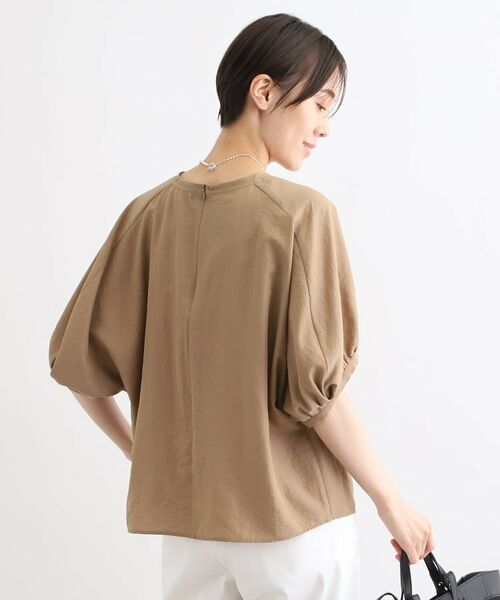 INDIVI / インディヴィ シャツ・ブラウス | 【洗える/SETUP可能/ワッシャー素材】ドルマンスリーブブラウス | 詳細2