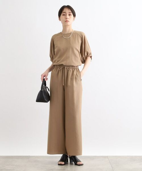 INDIVI / インディヴィ シャツ・ブラウス | 【洗える/SETUP可能/ワッシャー素材】ドルマンスリーブブラウス | 詳細4