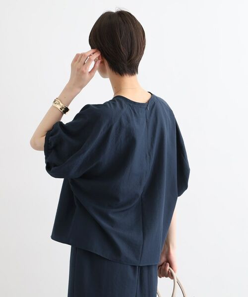 INDIVI / インディヴィ シャツ・ブラウス | 【洗える/SETUP可能/ワッシャー素材】ドルマンスリーブブラウス | 詳細7