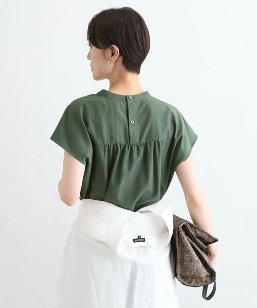 INDIVI / インディヴィ シャツ・ブラウス | 【洗える／SETUP可能／ワッシャー素材】スタンドカラーブラウス | 詳細10