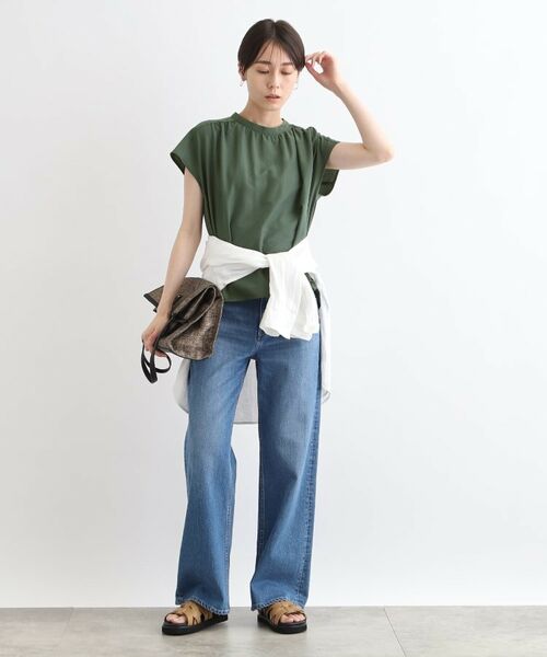 INDIVI / インディヴィ シャツ・ブラウス | 【洗える／SETUP可能／ワッシャー素材】スタンドカラーブラウス | 詳細11