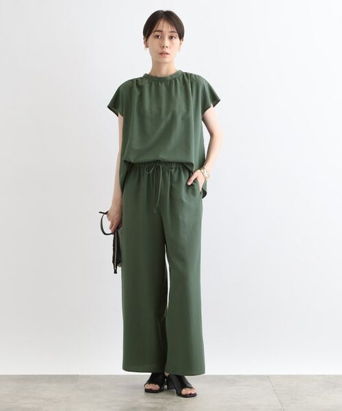 INDIVI / インディヴィ シャツ・ブラウス | 【洗える／SETUP可能／ワッシャー素材】スタンドカラーブラウス | 詳細12