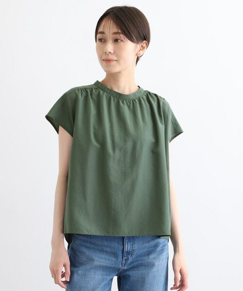 INDIVI / インディヴィ シャツ・ブラウス | 【洗える／SETUP可能／ワッシャー素材】スタンドカラーブラウス | 詳細14