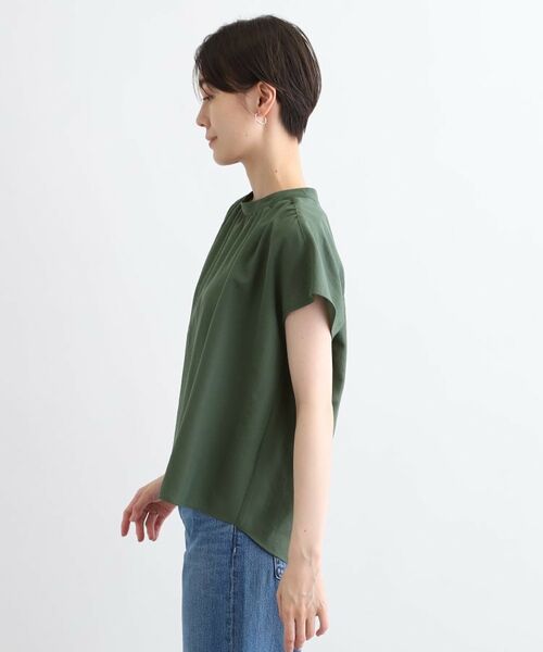 INDIVI / インディヴィ シャツ・ブラウス | 【洗える／SETUP可能／ワッシャー素材】スタンドカラーブラウス | 詳細15