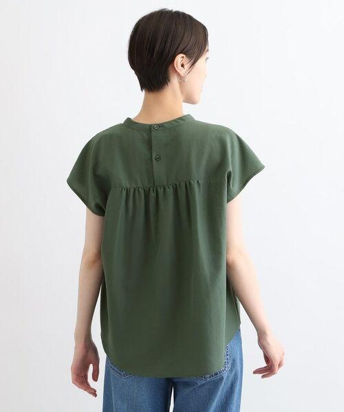 INDIVI / インディヴィ シャツ・ブラウス | 【洗える／SETUP可能／ワッシャー素材】スタンドカラーブラウス | 詳細16