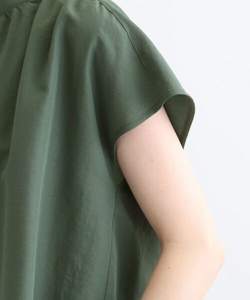 INDIVI / インディヴィ シャツ・ブラウス | 【洗える／SETUP可能／ワッシャー素材】スタンドカラーブラウス | 詳細19