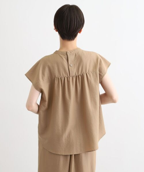 INDIVI / インディヴィ シャツ・ブラウス | 【洗える／SETUP可能／ワッシャー素材】スタンドカラーブラウス | 詳細3