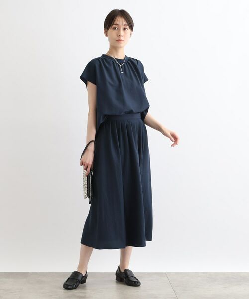 INDIVI / インディヴィ シャツ・ブラウス | 【洗える／SETUP可能／ワッシャー素材】スタンドカラーブラウス | 詳細8