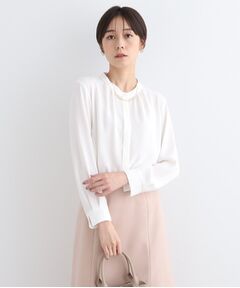INDIVI / インディヴィ シャツ・ブラウス | 【洗える／通勤服】ギャザーデザインブラウス