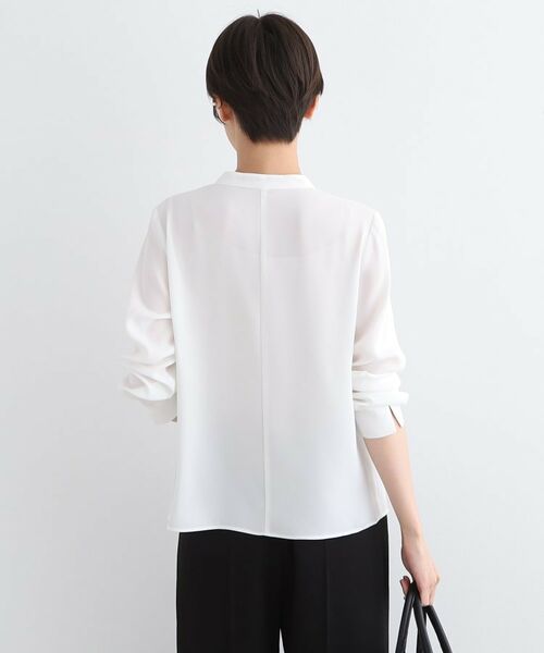INDIVI / インディヴィ シャツ・ブラウス | 【洗える／通勤服】ギャザーデザインブラウス | 詳細2