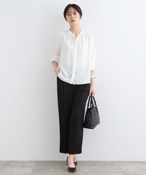 INDIVI / インディヴィ シャツ・ブラウス | 【洗える／通勤服】ギャザーデザインブラウス | 詳細3