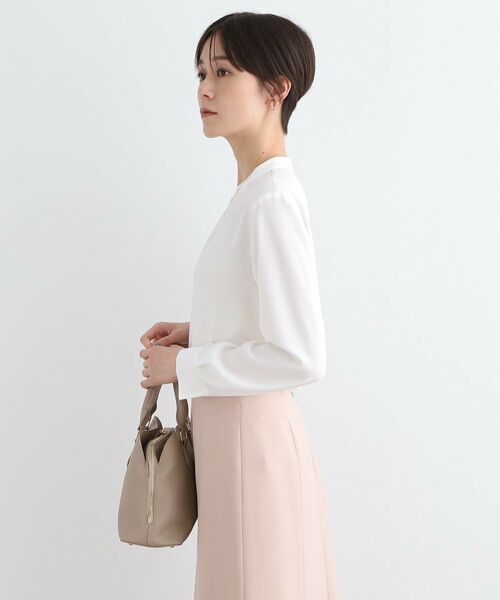 INDIVI / インディヴィ シャツ・ブラウス | 【洗える／通勤服】ギャザーデザインブラウス | 詳細6