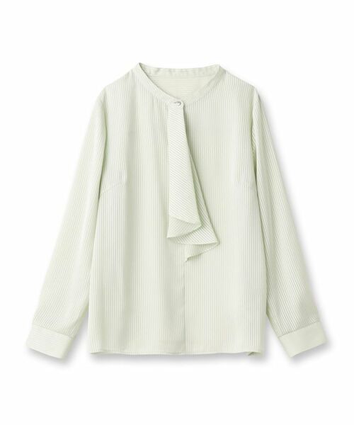 INDIVI / インディヴィ シャツ・ブラウス | 【洗える/通勤服】シアーサテンブラウス | 詳細1