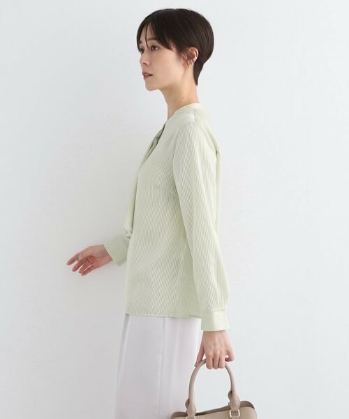 INDIVI / インディヴィ シャツ・ブラウス | 【洗える/通勤服】シアーサテンブラウス | 詳細10