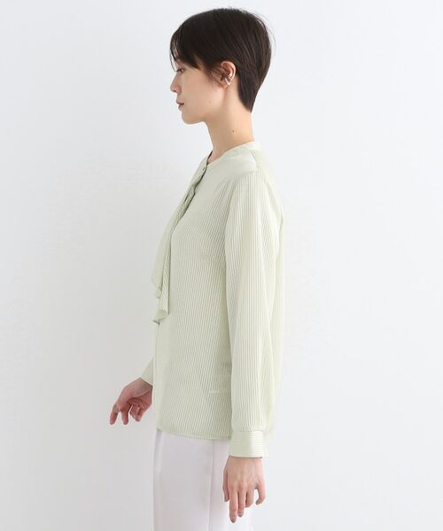 INDIVI / インディヴィ シャツ・ブラウス | 【洗える/通勤服】シアーサテンブラウス | 詳細15