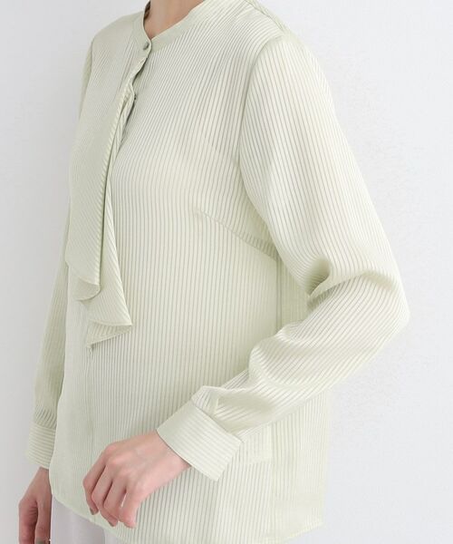 INDIVI / インディヴィ シャツ・ブラウス | 【洗える/通勤服】シアーサテンブラウス | 詳細18