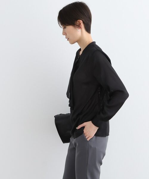 INDIVI / インディヴィ シャツ・ブラウス | 【洗える/通勤服】シアーサテンブラウス | 詳細6