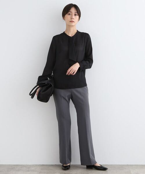 INDIVI / インディヴィ シャツ・ブラウス | 【洗える/通勤服】シアーサテンブラウス | 詳細8