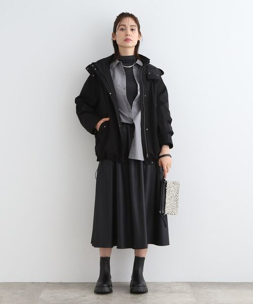 INDIVI / インディヴィ レザーブルゾン・ジャケット | 【2WAY】マウンテンパーカー | 詳細4